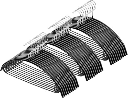 【Amazon.co.jp 限定】【整理収納アドバイザー推薦】チチロバ(TITIROBA) ハンガー かたくずれ防止 すべらない 跡がつかない