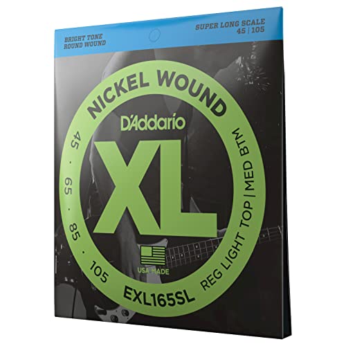 D'Addario ダダリオ ベース弦 ニッケル Super Long Scale .045-.105 EXL165SL 【国内正規品】
