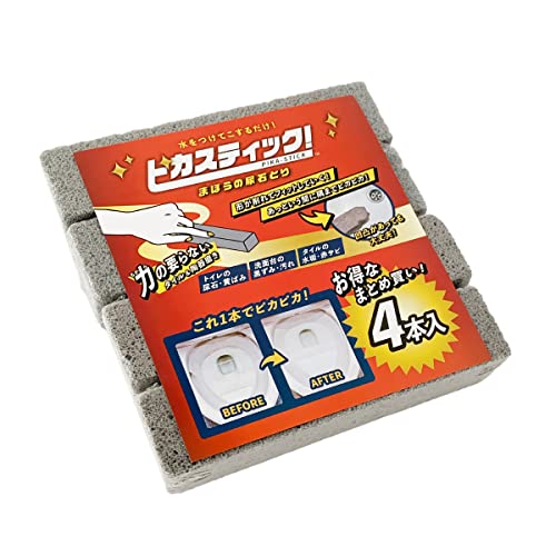 ピカスティック 4本 セット 尿石 落とし トイレ掃除 トイレクリーナー まとめ買い（P4P）のサムネイル