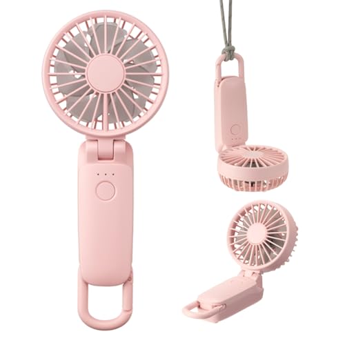 【Amazon.co.jp限定】 リズム(RHYTHM) ハンディファン 2025 大風量 静音 3WAY (手持ち 首掛け 卓上) [国内メー