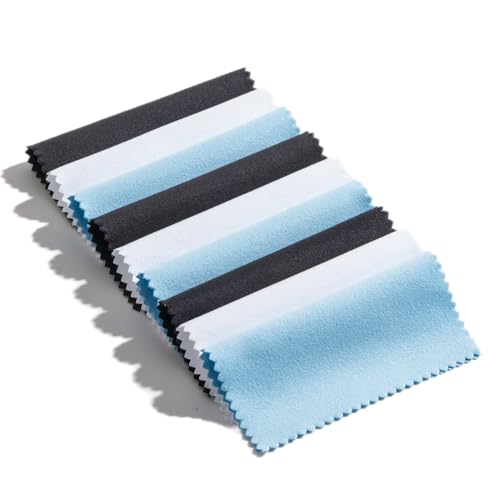 シルバー磨き 金属磨き シルバークロス 金属磨きクロス 9枚セット 10x10cm 多色展開 アクセサリー 洗浄..