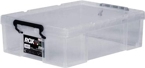 天馬 耐久性に特化した収納ボックス 防災 ロックス 530S クリアケース コンテナボックス 頑丈 衣装ケー..