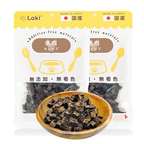 Laki ラキ 国産 無添加 鹿肉 キューブ 犬