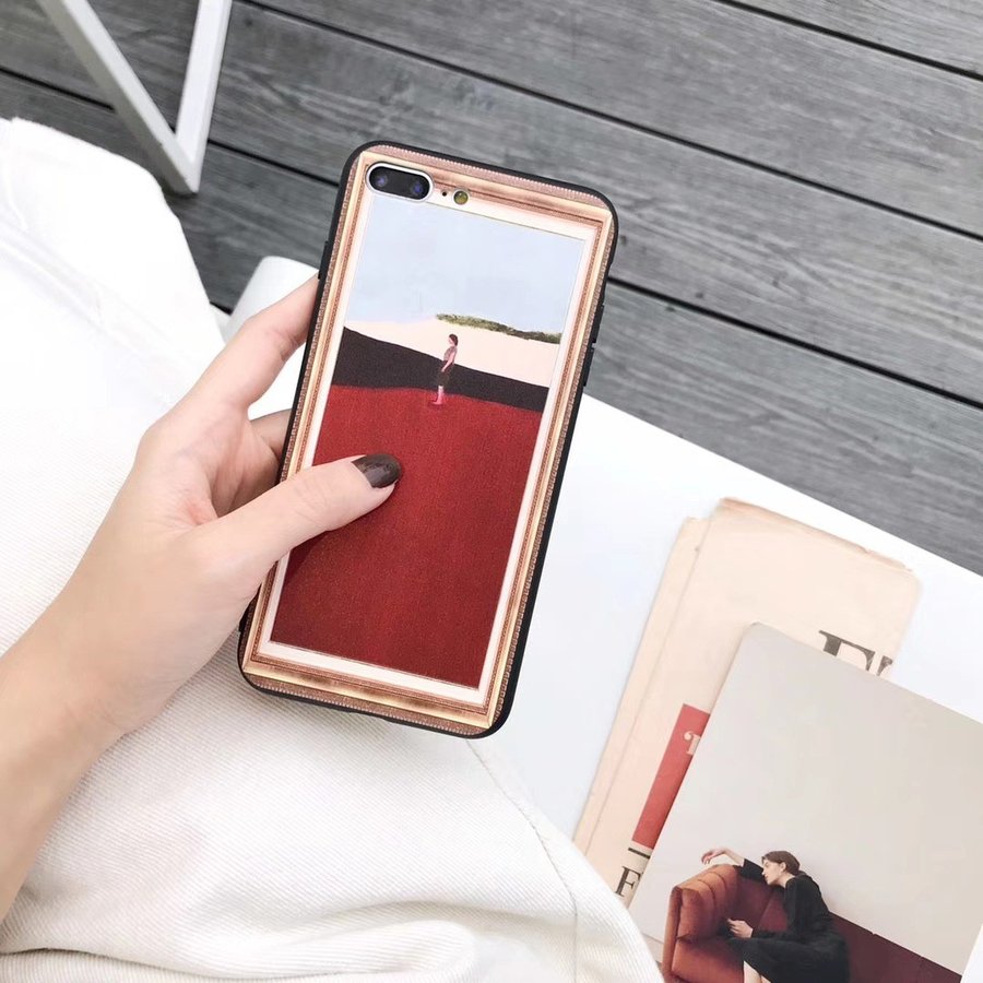 iPhone11 ケース iPhone se ケース iPhone XR XS 11Pro Max iPhone8 ケース 大人シック 絵画風 ユニーク 油絵 海 おしゃれ ファッション