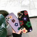 iPhone11 ケース iPhone se ケース iPhone XR XS 11Pro Max iPhone8 ケース 北欧風 耐衝撃 花 クッション かわいい おしゃれ ファッション