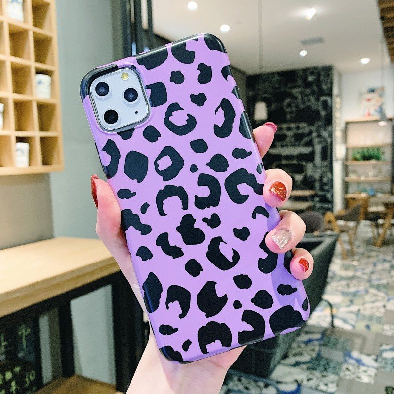 iPhone11 ケース iPhone se ケース iPhone XR XS 11Pro Max iPhone8 ケース スマホケース TPU レオパード 豹 パープル