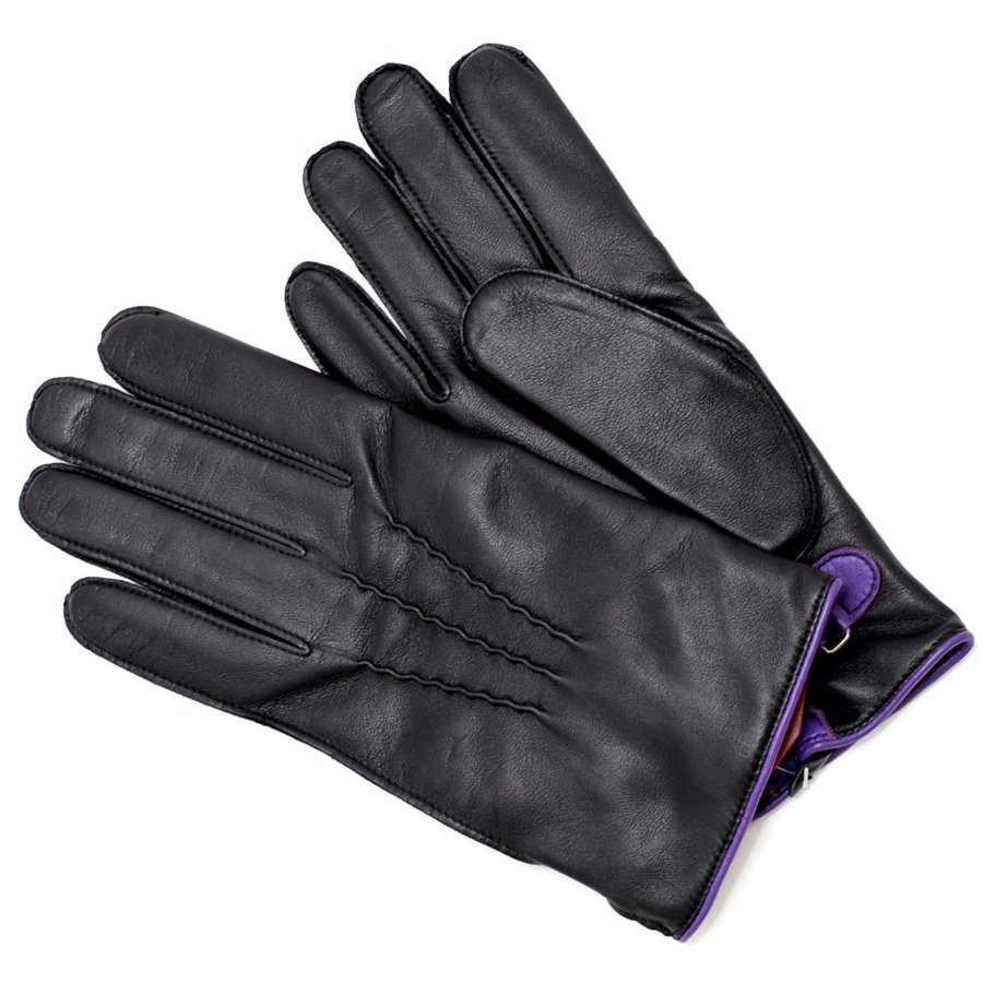 【size S】 DENTS デンツ 5-9052 BLACK/AMETHYST 防寒対策 デンツ 手袋 メンズ 1