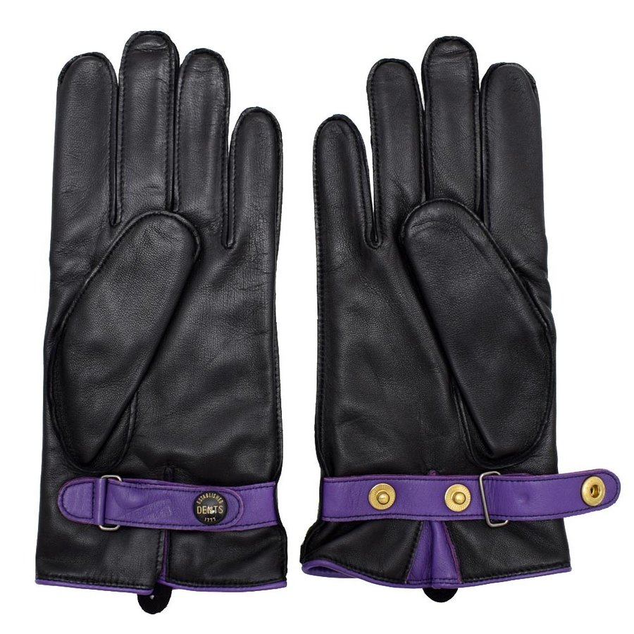 【size S】 DENTS デンツ 5-9052 BLACK/AMETHYST 防寒対策 デンツ 手袋 メンズ 2