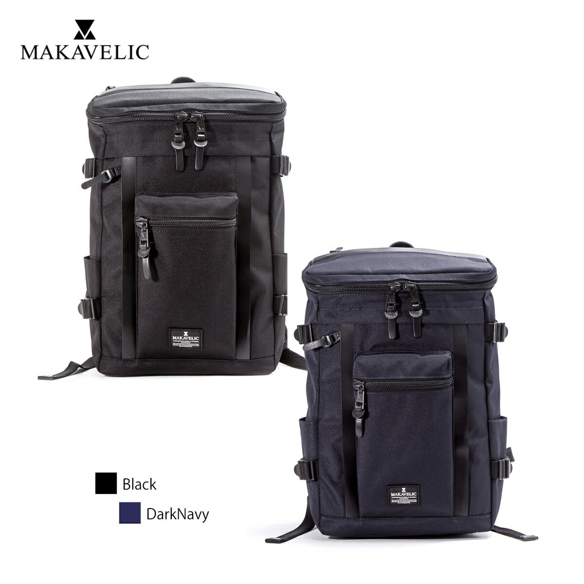 マキャベリック リュック メンズ マキャベリック リュック チェース MAKAVELIC CHASE RECT. DAYPACK MINIMUM バックパック 20-25L 通勤 通学 カジュアル タウンユース 15インチPC対応 A4サイズ対応 デイパック メンズ レディース スクエア ジップ開閉 3109-10119 【正規販売店】