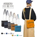 アッソブ サコッシュ ウォータープルーフコーデュラスエード AS2OV WATER PROOF SUEDE SACOCHE ショルダーバッグ ミニショルダーバッ...