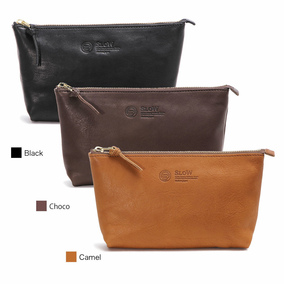 SLOW バッグ メンズ スロウ SLOW ポーチ 栃木レザー マルチケース クラッチ 本革 rubono pouch M 300S17C [ラッピング無料]【正規販売店】