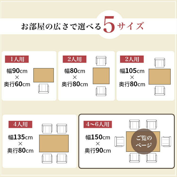 【最大全額タダ！3/20限定で当選確率2分の1】【開梱設置無料】こたつ ダイニング コタツ ハイタイプ ダイニングこたつテーブル ロータイプ ダイニングテーブル 食卓 こたつダイニングテーブル テーブル 天然木 ダイニングコタツ コタツダイニング 幅150cm