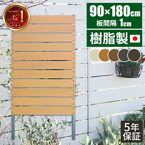 【レビュー特典付き】【日本製/長期保証】目隠し フェンス 目隠しフェンス 庭 マンション おしゃれ 樹脂 フェンス 屋外 diy 人工木 日除け 1800 ウッドデッキ用 木目調 ベランダ 180cm 玄関 ラティス 隣家 ラティスフェンス 境界 風除け