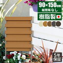 【最大8000円お得!7/15限定!全品クーポン】【日本製/長期保証】目隠しフェンス 樹脂 フェンス 目隠し 庭 屋外 ラティスフェンス ベランダ 人工木 内側 マンション ラティス 屋外 隣家 おしゃれ ルーバー 境界 木目風 パーティション 目隠し用 ウッドデッキパネル
