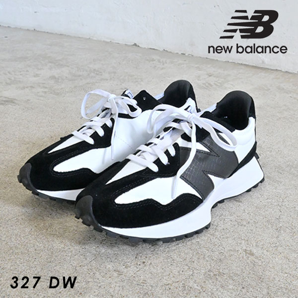 《即納》 ニューバランス NEW BALANCE 327 DW レディース スニーカー ウィメンズ シューズ 靴 ビッグNロゴ 厚底 ベーシックカラー 定番 快適 レトロ カジュアル シンプル 履き心地 アウトドア ストリート スポーツ 運動 ws327dwのサムネイル