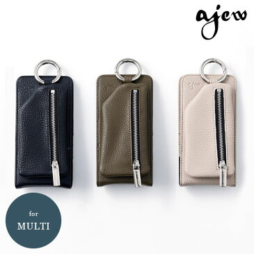 《即納》【マルチ対応】エジュー ajew 通販 vertical zipphone case iphone12 pro mini iphone11 ケース 手帳型 多機種対応 スマホケース AQUOS U iphone8 Xperia X Galaxy S6 iphone ブランド おしゃれ 人気 小銭入れ カードケース android スマホ ac2019010