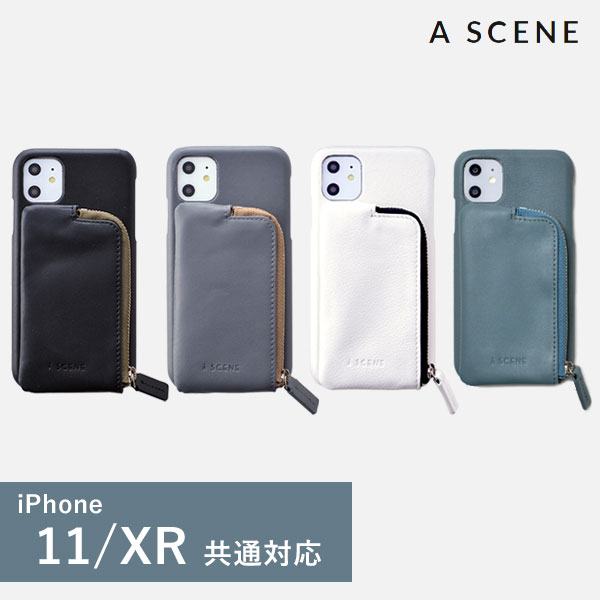 【SUMMER SALE30%OFF】【即納】 【11/XR対応】エーシーン A SCENE B&C Aging leather case スマホケース ポケット iphone bc201800211 ajew エジュー ギフト 父の日