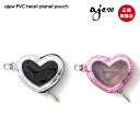 「ajew PVC heart planet pocket case」とリンクしたミニポーチ
