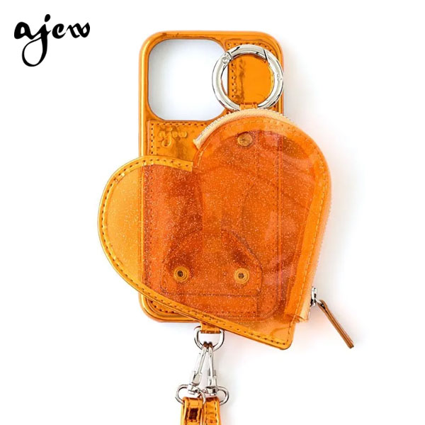 ajew エジュー　iPhoneケース　オレンジ　iPhone13pro 楽天市場】ajew iphone ケース（カラーオレンジ）（スマートフォン