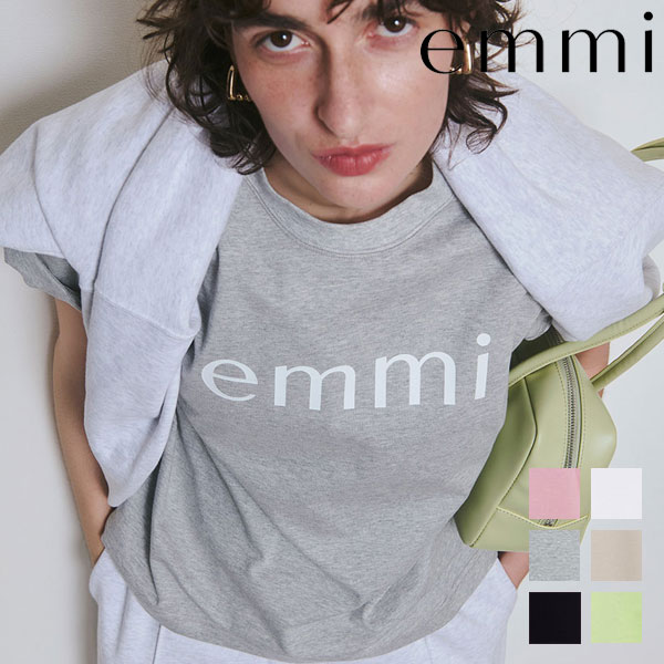 【新作10%OFF】【即納】 エミ emmi トップス eco emmiロゴTシャツ/UVカット 半袖 ミドル丈 ロゴ UVカット 13wct261090