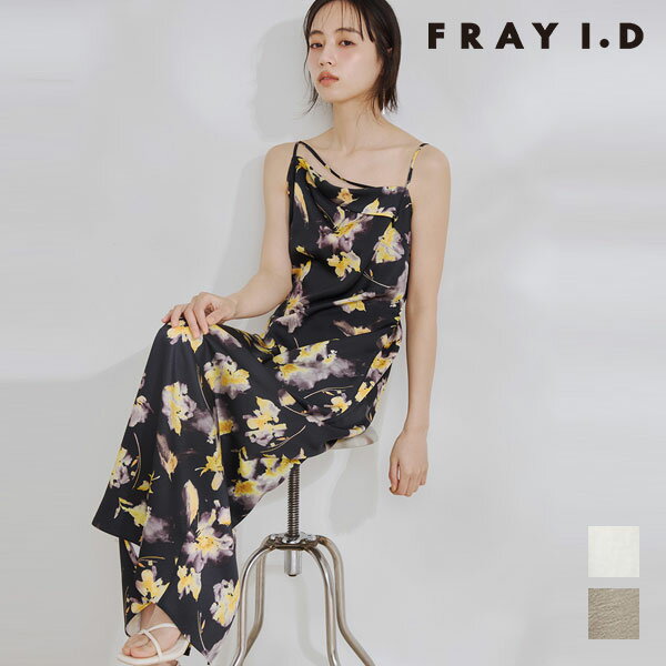 Rakuten - 【即納】フレイアイディー FRAY I.D ワンピース 26春夏 サテンキャミアシメワンピース キャミソール マキシ丈 タイト fwfo262078