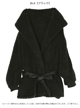 【通8629円→55%OFF】GYDA ベルト付フードボアコート ジェイダ レディース アウター コート ボア ボアコート ふわふわ もこもこ フード ドルマン 大きめ 071650009501/071750022001 ボアブルゾン