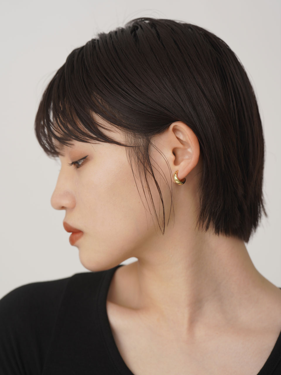 【即納】 エギュゼ iGUISER アクセサリー 24春夏 double hoop earrings (gold) ダブルフープイヤリング 小物 イヤカフ シンプル ゴールド ig-021