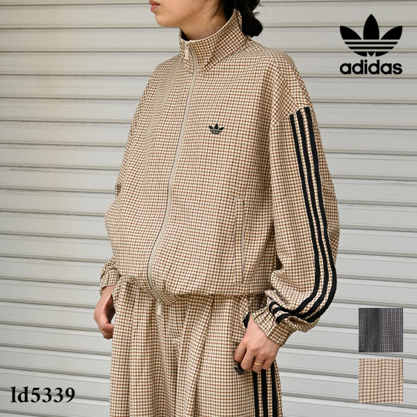 【ポイント10倍】【即納】アディダスオリジナルス adidas originals チェックトラックトップ トップス ジャケット 長袖 ミドル丈 ld5339