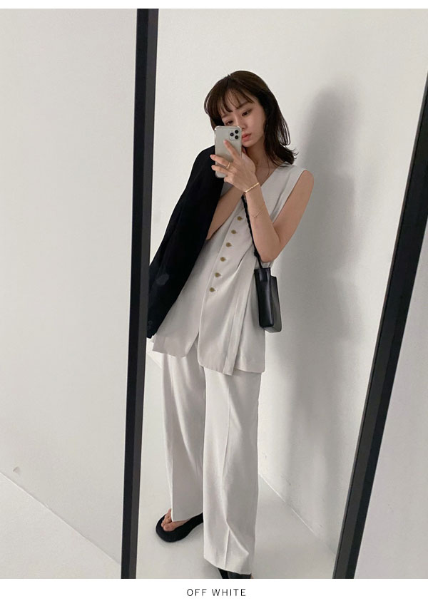 希少 大人気 即納 ジェマアトリエ Jemma Atelier 21春夏 Jemma Atelier Hirona Marubayashi ベストセットアップ レディース セットアップ ベスト ワイドパンツ 2way レイヤード 丸林宏奈 コラボ 通勤 通学 オフィスカジュアル 211 13 6 即日発送 Lifestyle Expert