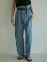 【即納】 アンヌーク anuke 2025FallWinter ボトムス Waist Tuck Denim ウエストタックデニム フルレングス パンツ 25秋冬 62511401