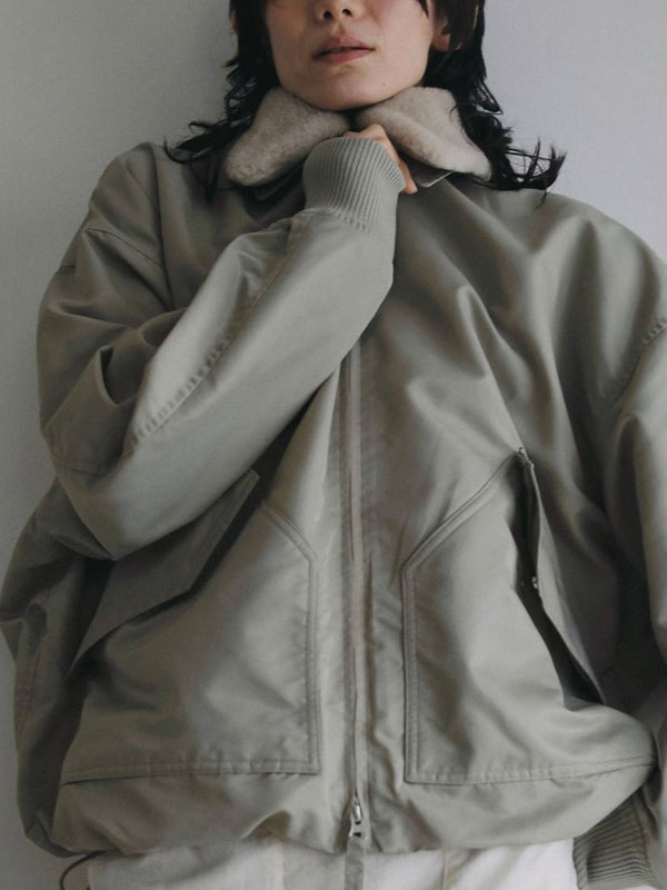 エントリーでポイント上乗せ アンヌーク anuke 2026Prefall アウター MA-2 Flight Jacket 9月下旬〜10月中旬予約 エムエーツーフライトジャケット 長袖 ミドル丈 26秋冬 62620201