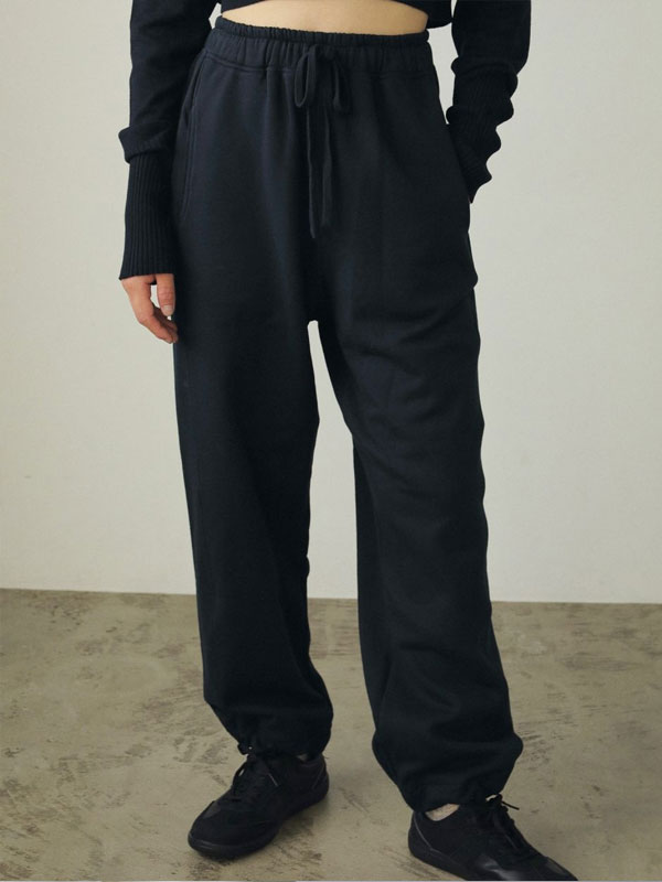 anuke 2026Prefall アンヌーク ボトムス Drawstring Sweat Pants ドローストリングスウェットパンツ ロング丈 フルレングス 26秋冬 62410713 62420709 62520726
