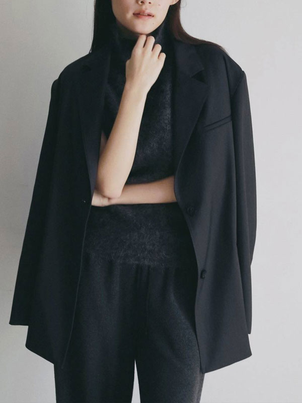 Rakuten - エントリーでポイント上乗セ アンヌーク anuke 2026Prefall アウター Hightwist Over Jacket 8月下旬〜9月中旬予約 ハイツイストオーバージャケット 長袖 ミドル丈 セットアップ 26秋冬 62620103 62620716 62620715