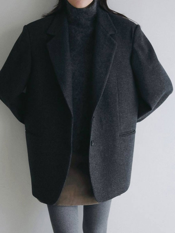 ポイント5%付与中 アンヌーク anuke 2026Prefall アウター Herringbone Wool Jacket 9月中旬〜10月上旬予約 ヘリンボ...