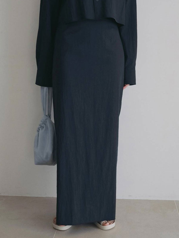 Rakuten - エントリーでポイント上乗セ アンヌーク anuke 2026Prefall ボトムス Sheer Pencil Skirt 7月上旬〜下旬予約 シアーペンシルスカート ロング丈 スカート 26秋冬 62620411 62620806