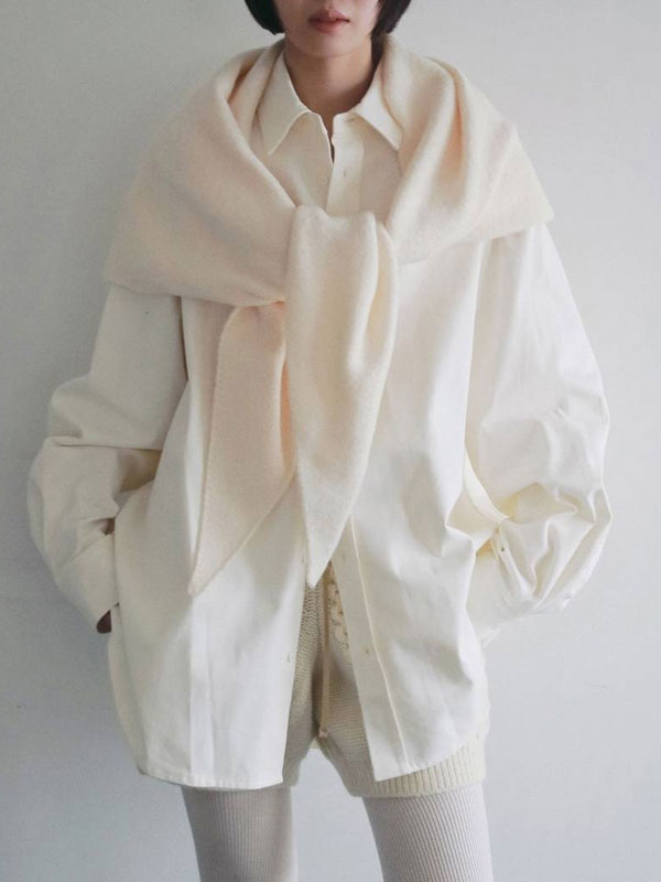 ポイント5%付与中 アンヌーク anuke 2026Prefall 小物 Knit Triangle Scarf 9月中旬〜10月上旬予約 ニットトライアングル...