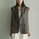 【即納】 アンヌーク anuke 2025SpringSummer アウター Cutoff Over Vest カットオフオーバーベスト ミドル丈 ノースリーブ...