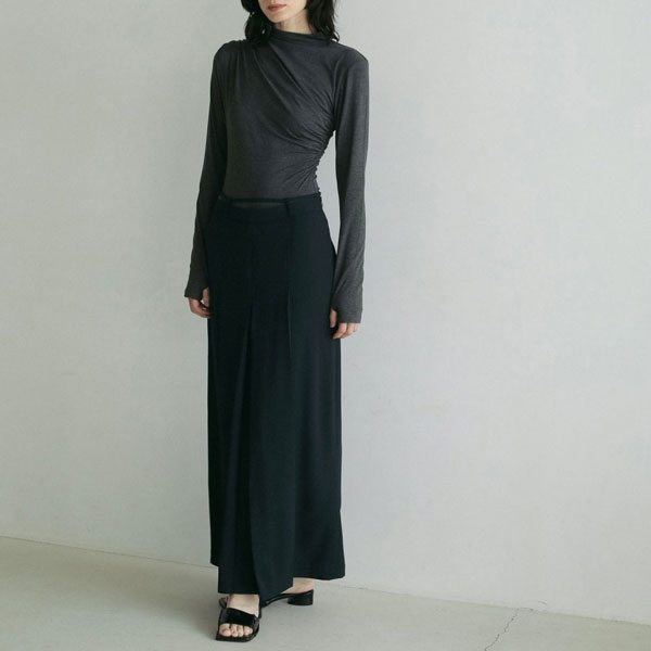 【即納】 アンヌーク anuke 2025SpringSummer ボトムス Tuck Long S