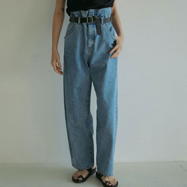 【毎日出荷中】【即納】 アンヌーク anuke 2025FallWinter ボトムス Waist Tuck Denim ウエストタックデニム フルレングス パンツ 25秋冬 62511401
