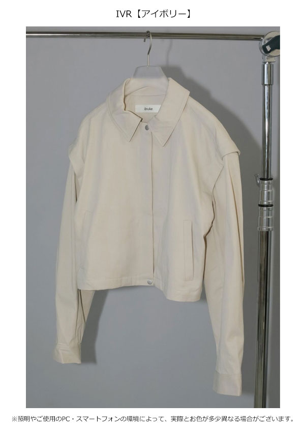 【SALE60%OFF】【即納】アンヌーク anuke セール アウター 2way Twill Jacket 2WAYツイルジャケット 長袖 ミドル丈 62510109 double-10082756 ダブルハート(DOUBLE HEART) サンプル画像2