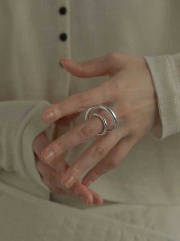 Rakuten - エントリーでポイント上乗セ 【即納】 アンヌーク anuke アクセサリー Nuance Cross Ring ニュアンスクロスリング 指輪 ギフト 25秋冬 62520910