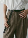 【即納】 アンヌーク anuke 2025FallWinter 小物 Double Backle Belt ダブルバックルベルト ギフト 25秋冬 625210...