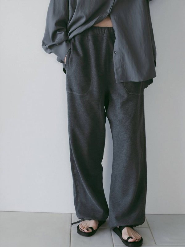Rakuten - エントリーでポイント上乗セ 【即納】 アンヌーク anuke 2026springsummer ボトムス Stitch Sweat Pants スティッチスウェットパンツ フルレングス セットアップ 26春夏 62610715