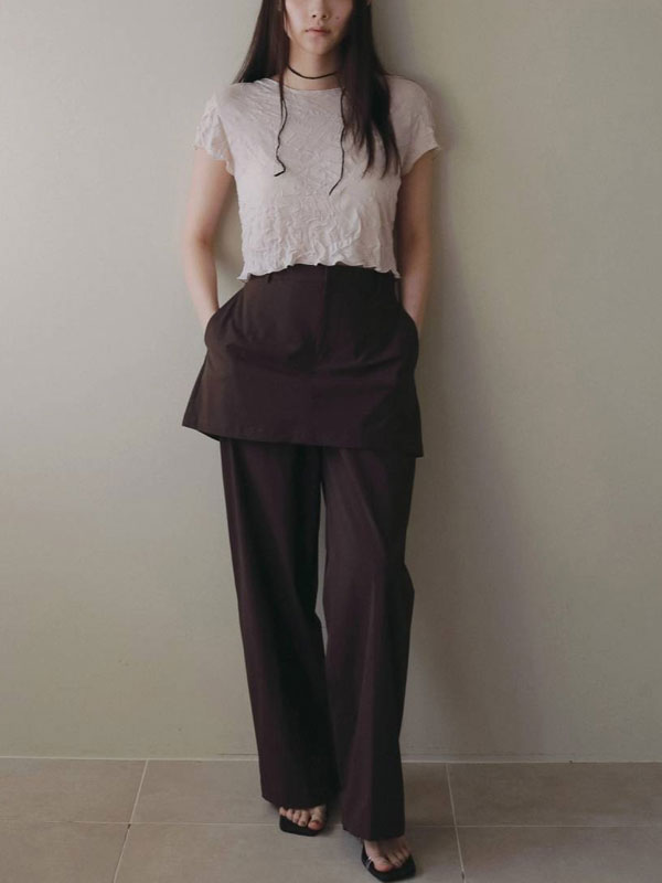 Rakuten - アンヌーク anuke 2026Prefall ボトムス Multifunction Layered Pants 6月上旬～下旬予約 マルチファンクションレイヤードパンツ フルレング スラックス 62610725 26秋冬