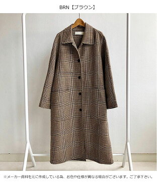 TODAYFUL トゥデイフル LIFE's ライフズ 通販 11月下旬予約 Check Soutiencollar Coat チェックステンカラーコート レディース アウター コート ロング丈 グレンチェック ステンカラー 吉田怜香 2018 冬 11820008 [クーポン利用不可] インスタライブ メンズ