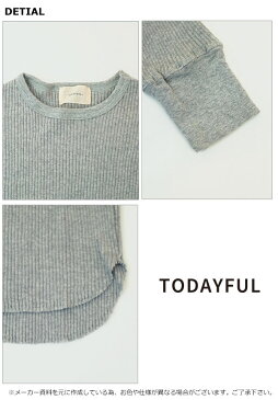 TODAYFUL トゥデイフル LIFE's ライフズ 通販 11月下旬予約 Boyfriend Soft Thermal ボーイフレンドソフトサーマル レディース トップス プルオーバー サーマル 長袖 シンプル 無地 吉田怜香 2018 冬 11820631 [クーポン利用不可] インスタライブ