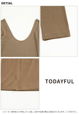 TODAYFUL トゥデイフル LIFE's ライフズ 通販 12月下旬予約 Dualwarm Roundneck Tops デュアルウォームラウンドネックトップス トップス レディース ラウンドネック 長袖 インナー ウォーム素材 前後2way 2way 吉田怜香 2018 冬 11820636 [クーポン利用不可] インスタライブ