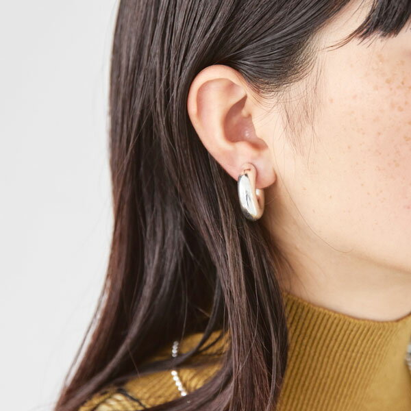 TODAYFUL トゥデイフル 21秋冬2nd 一部10月〜11月中旬予約 Chunky Hoop Earring (Silver925) チャンキーフープピアス シルバー925 レディース アクセサリー イヤリング 小物 小さめ ミニ シンプル フープ カジュアル プレゼント 吉田玲香 12990915 [クーポン利用不可]