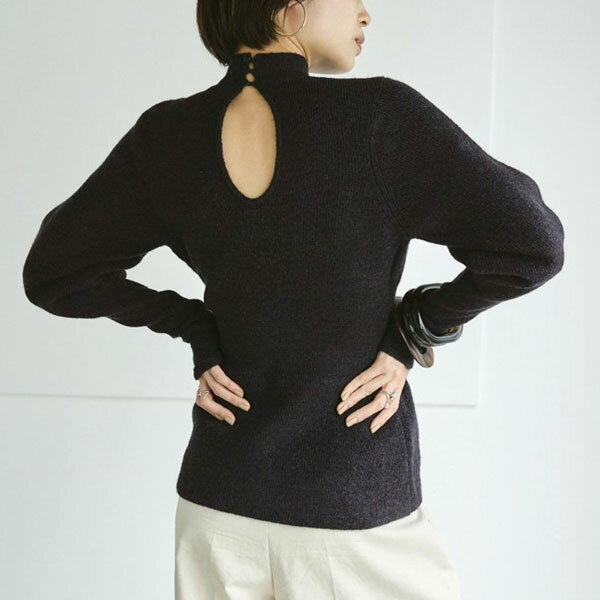 TODAYFUL 2022fall.winter トゥデイフル 10月下旬〜11月中旬予約 Puffsleeve Peplum Knit パフスリーブペプラムニット レディース トップス 長袖 ニット ペプラム型 背中開き 12220530 [クーポン利用不可] 2022秋冬受注会.