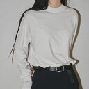 【即納】 TODAYFUL 2023prefall トゥデイフル Cottonsilk Useful Long T-shirts コットンシルクユースフルロングTシャツ トップス 長袖 ロング丈 12220612